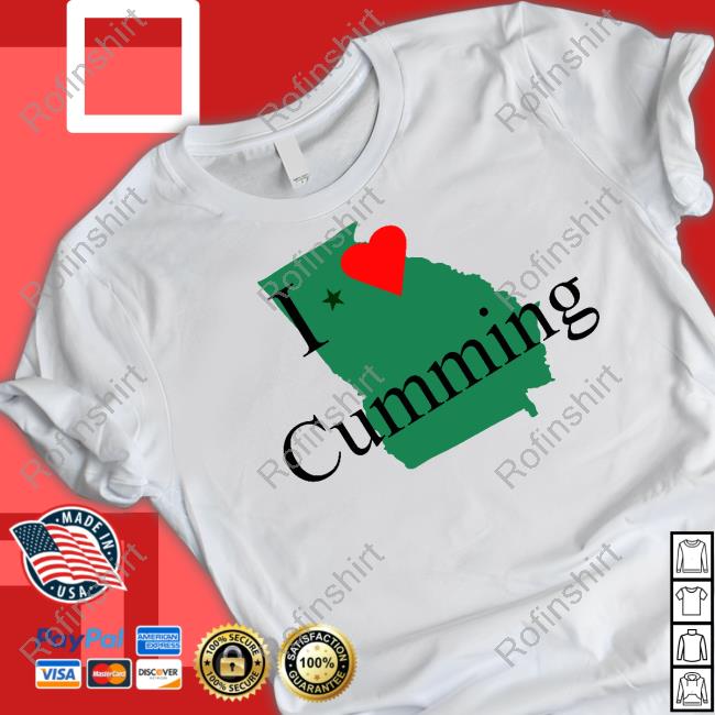 I Heart Cumming Georgia Funny T Shirt