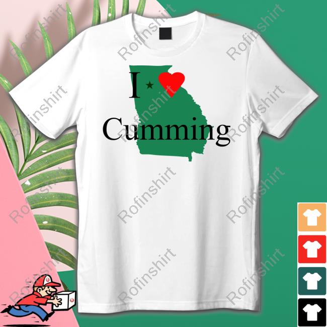 I Love Cumming Georgia Long Sleeve Tee Shirt