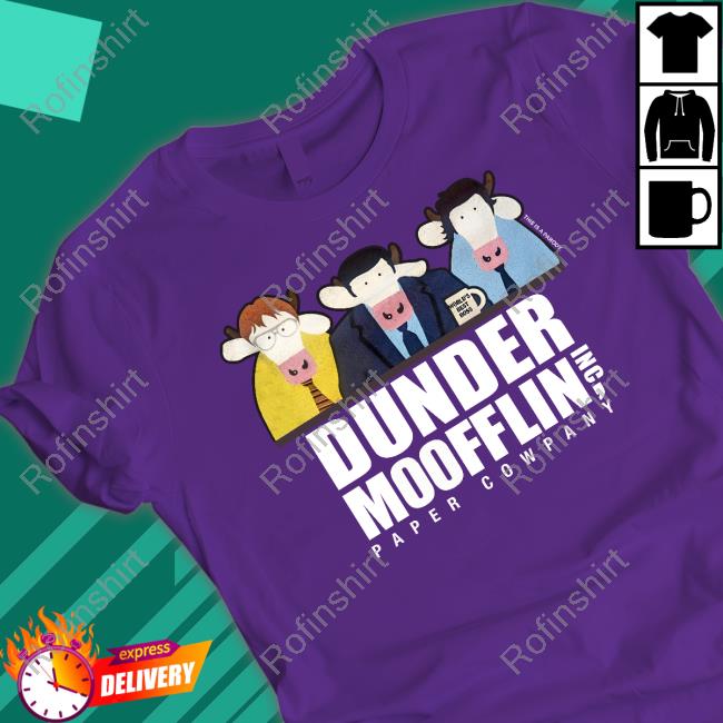 Dunder Mifflin Dunder Moofflin Inc Paper Cowpany Hooded Sweatshirt