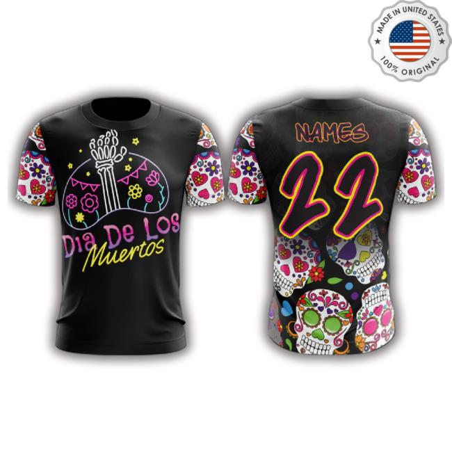 Dia De Los Muertos - Halloween Short Sleeve Jersey (Customized Buy-In) Sweatshirt