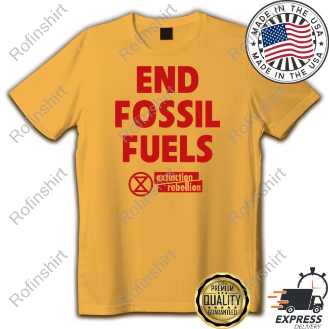 End Fossil Fuels Extinction Rebellion Tank Top